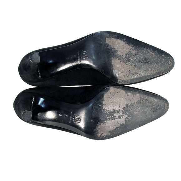 BRUNO MAGLI $350 Suede Heeled Booties Women's 8.5 - Made in ITALY - Picture 5 of 8